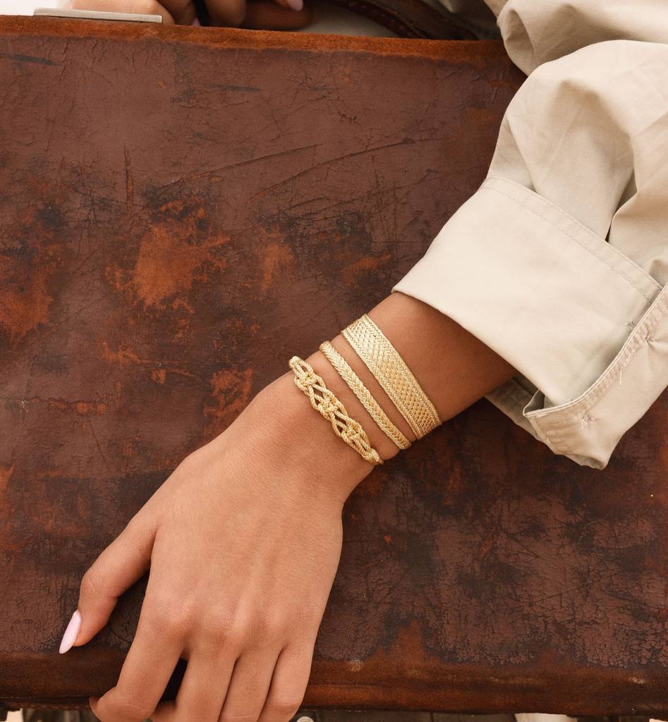 BRACELET EVAN - TISSÉ SUR FIL D’OR