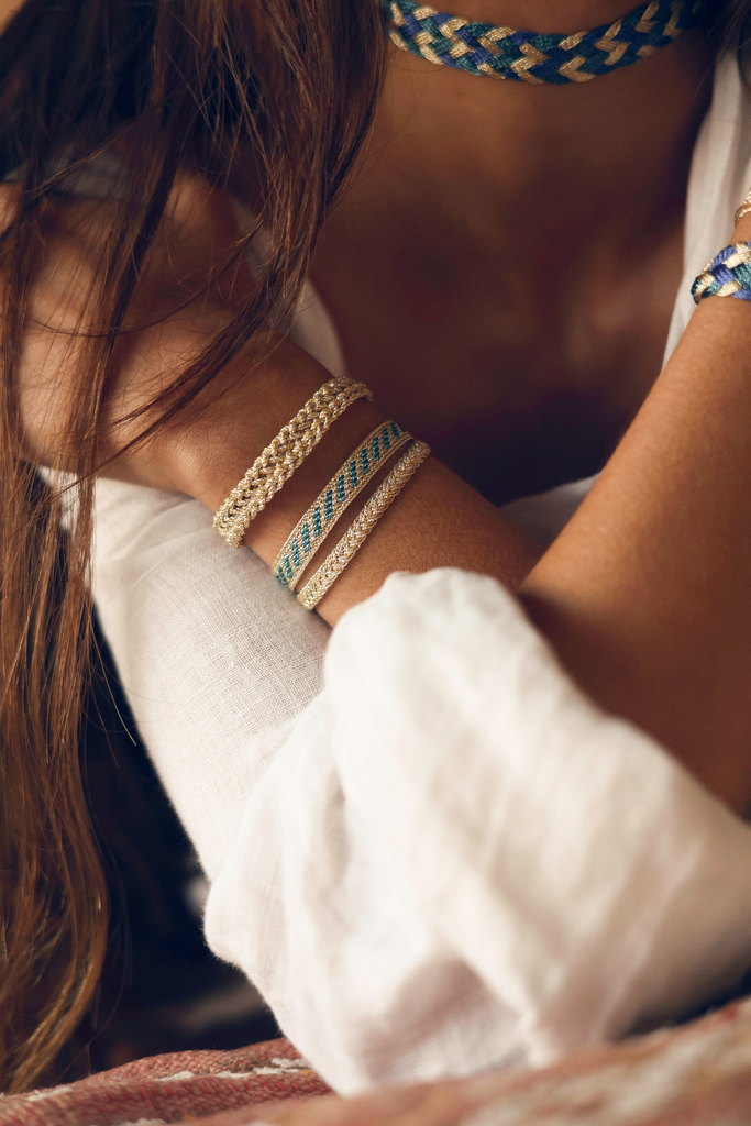 BRACELET EDEN - TISSÉ SUR FIL D’OR