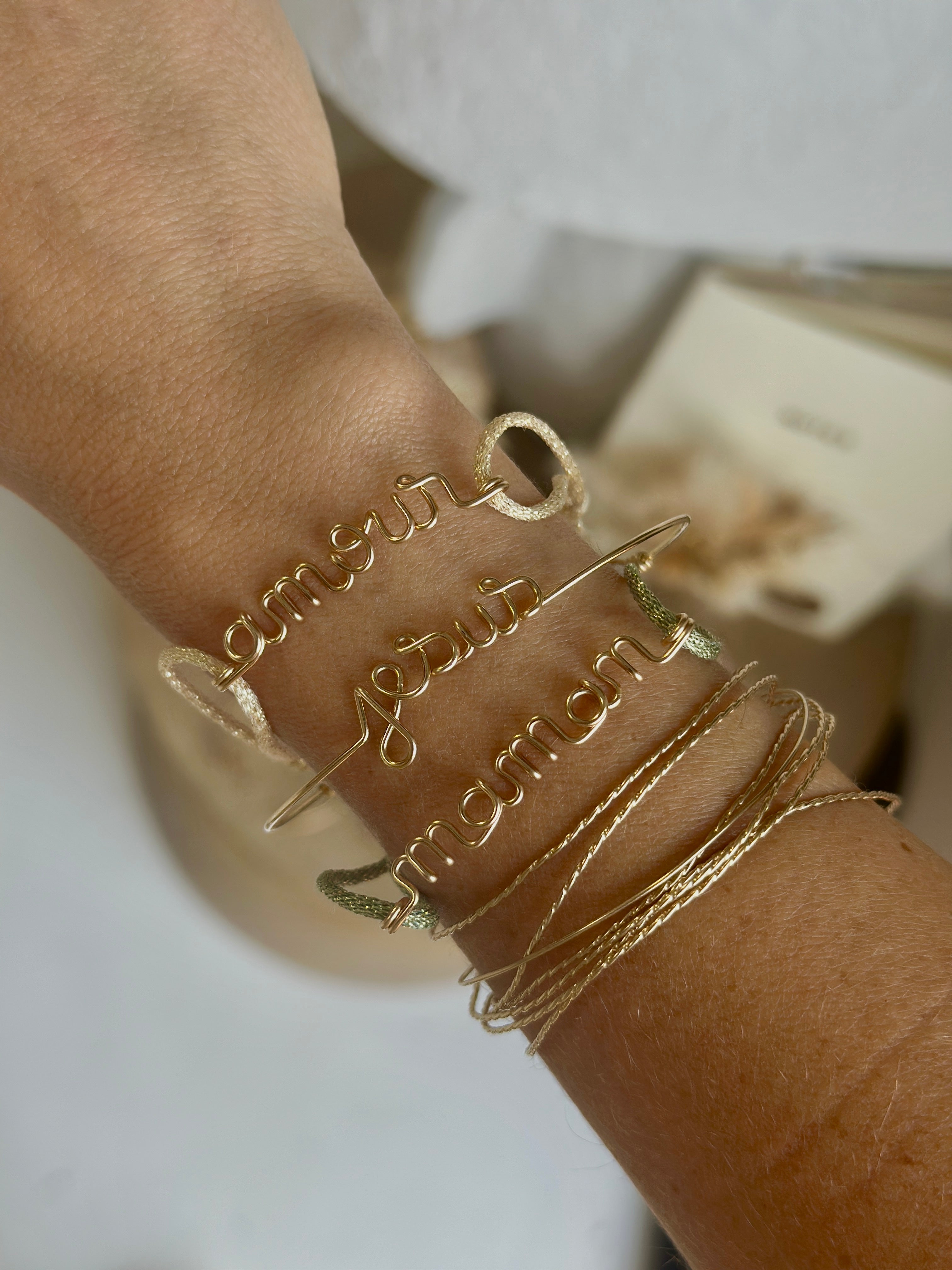 BRACELET CORDON PERSONNALISÉ