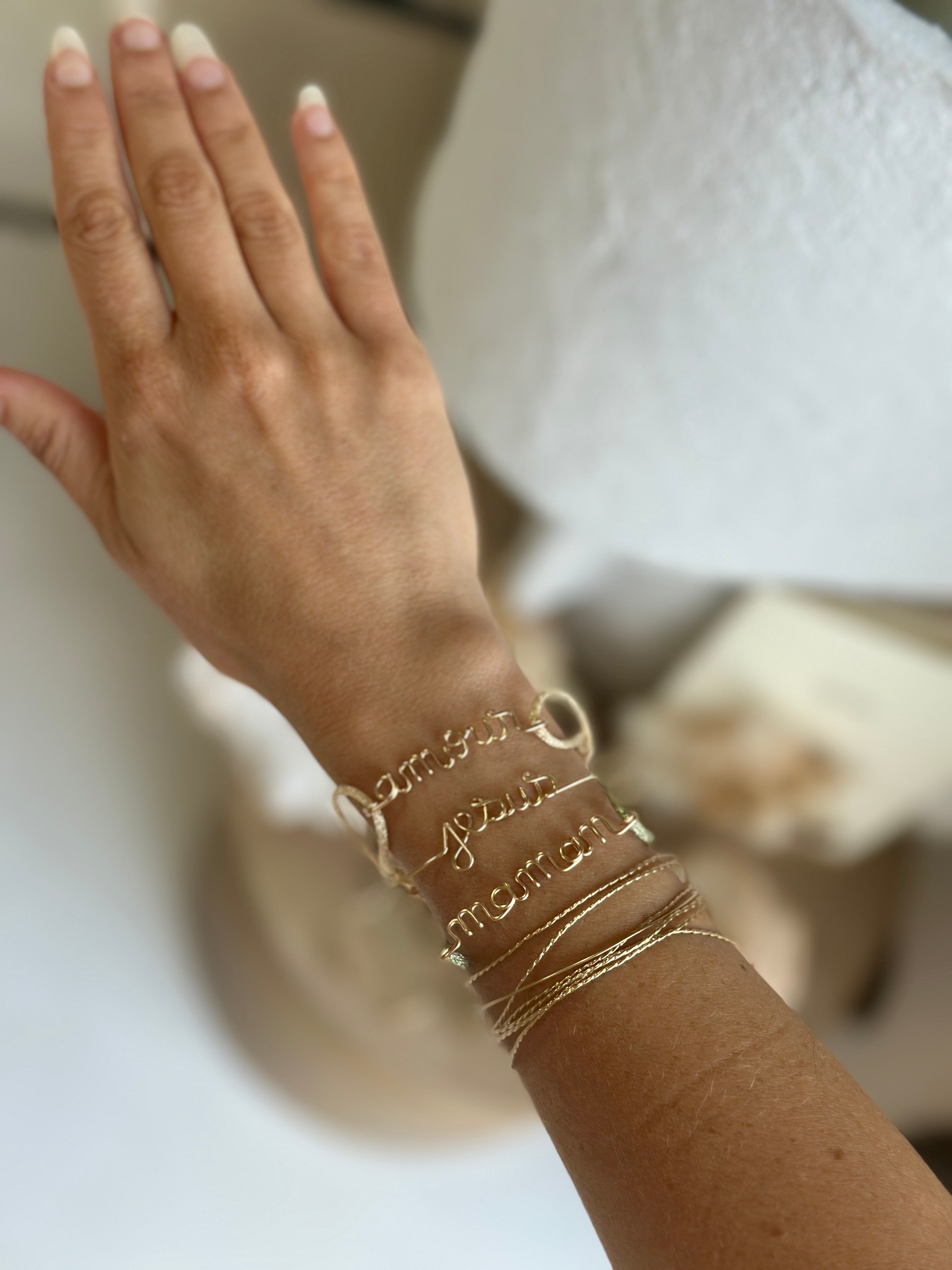 BRACELET CORDON PERSONNALISÉ