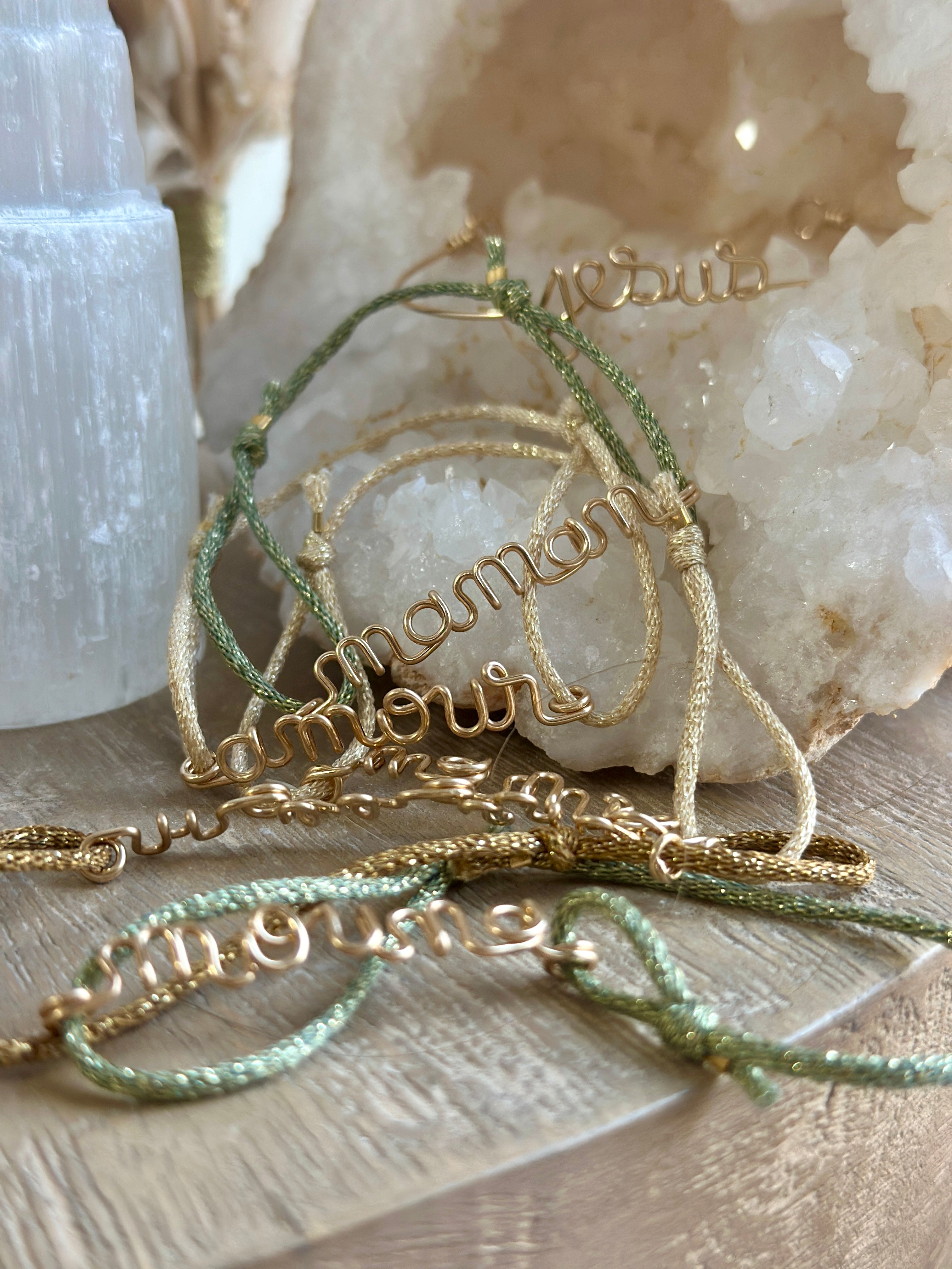 BRACELET CORDON PERSONNALISÉ