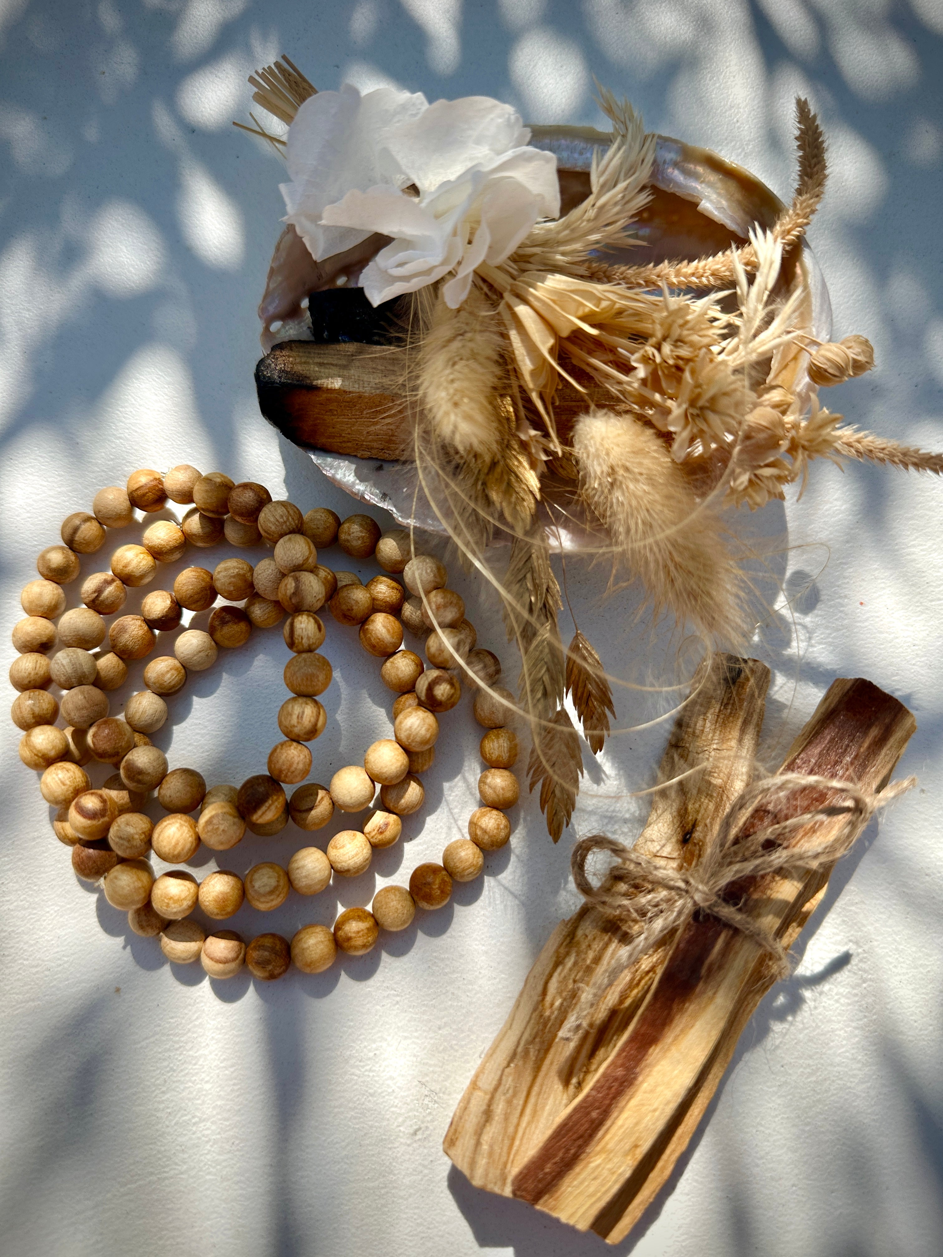 BRACELET PERLÉ PALO SANTO