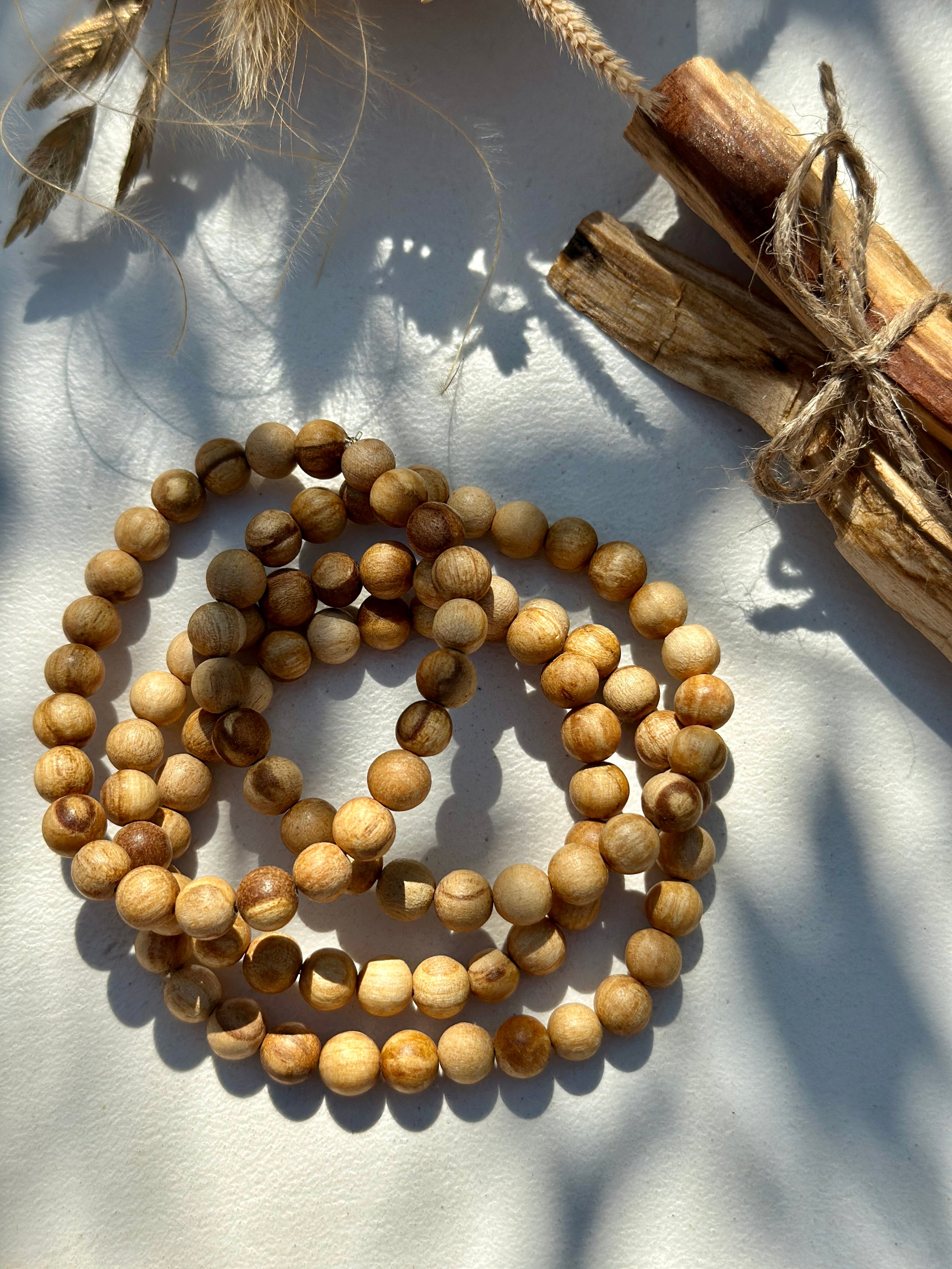 BRACELET PERLÉ PALO SANTO