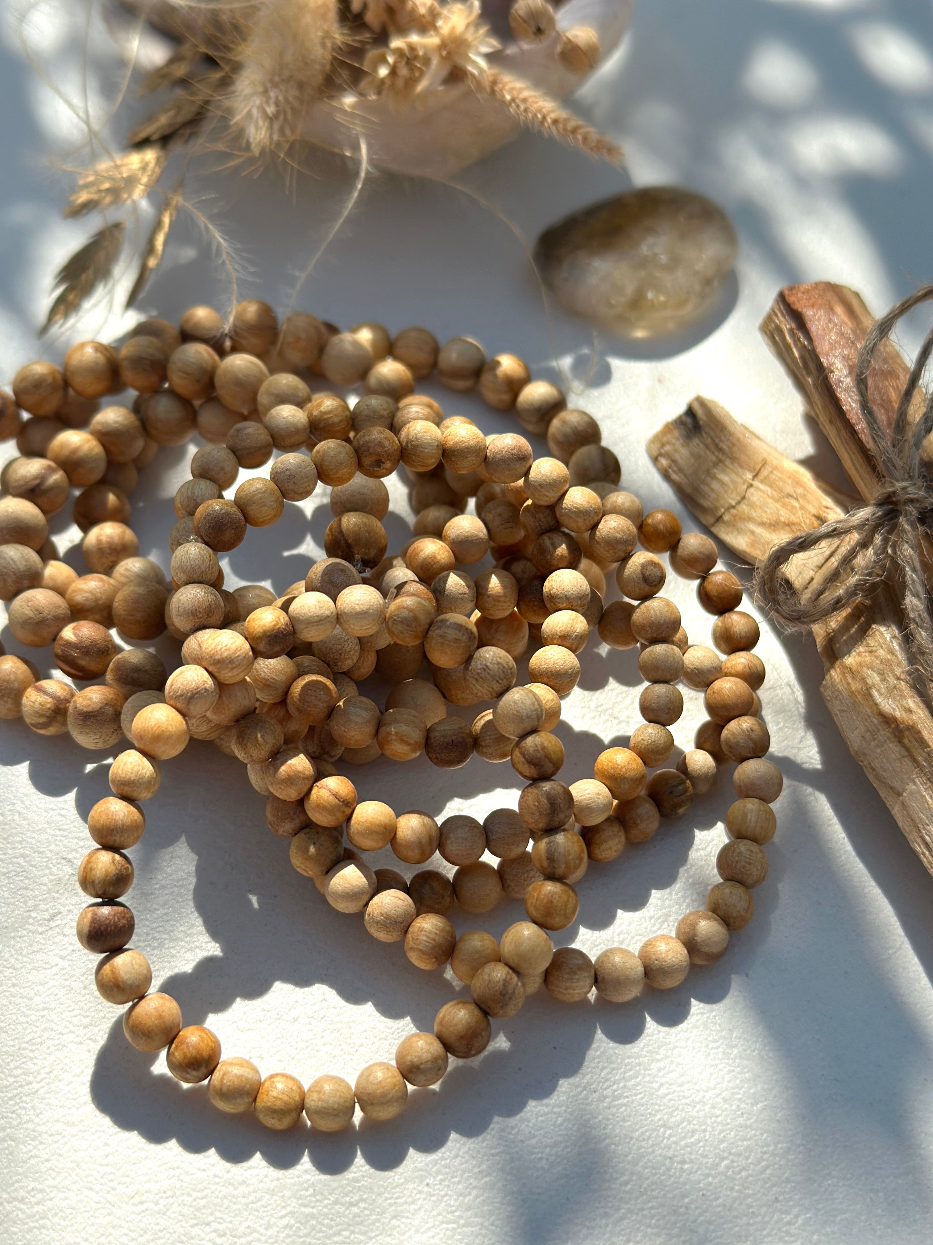 BRACELET PERLÉ PALO SANTO